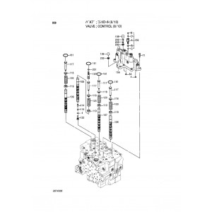 Hitachi EX100-5, EX100M-5, EX110M-5 and EX100-5E Compact Excavator set of Parts Catalogs