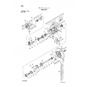 Hitachi Zaxis 110, Zaxis 110M and Zaxis 110-E Crawler Excavator set of Parts Catalogs