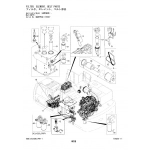 Hitachi Zaxis 490LCH-7 and Zaxis 530LCH-7 Crawler Excavator Parts Catalog