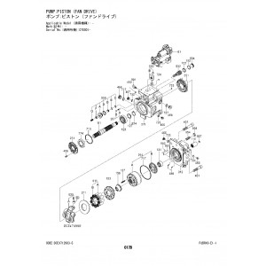 Hitachi Zaxis 870LC-7, Zaxis 890LCH-7 and Zaxis 890LCR-7 Crawler Excavator set of Parts Catalogs