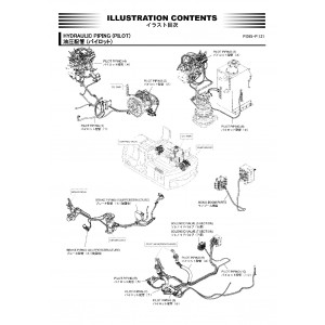 Hitachi Zaxis 170W-5B Wheel Excavator set of Parts Catalogs