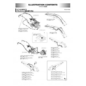 Hitachi Zaxis 220W-6B Wheel Excavator set of Parts Catalogs