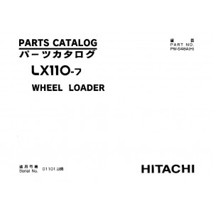 Hitachi LX110-7 Wheel Loader set of Service Manuals