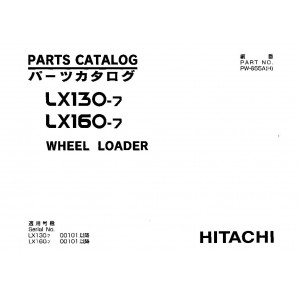 Hitachi LX130-7 Wheel Loader set of Service Manuals