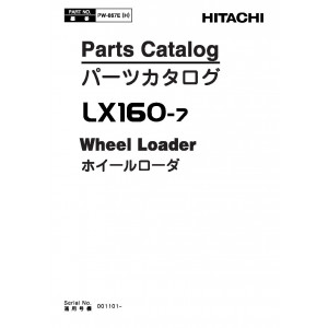 Hitachi LX160-7 Wheel Loader set of Service Manuals