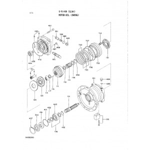 Hitachi EX400 Crawler Excavator set of Parts Catalogs