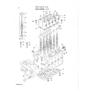 Hitachi EX400 Crawler Excavator set of Parts Catalogs