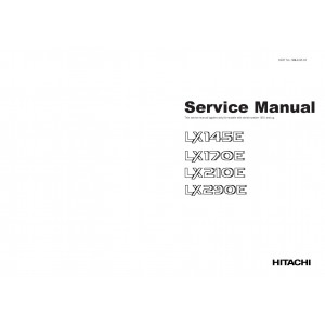 Hitachi LX290E-2 Wheel Loader set of Service Manuals