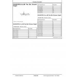 Hitachi Zaxis 370F-LL-6N and Zaxis 370FLC-LL-6N Log Loader set of Service Manuals