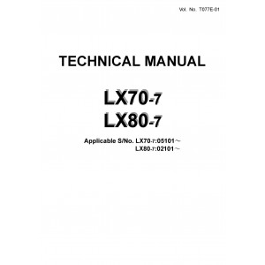 Hitachi LX70-7 Wheel Loader set of Service Manuals