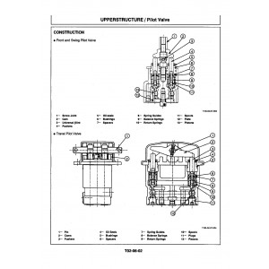 Hitachi EX400-3 and EX400-3C Crawler Excavator set of Service Manuals