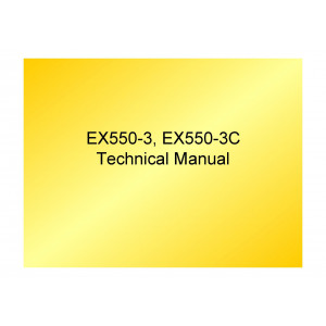 Hitachi EX550-3 and EX550-3C Crawler Excavator set of Service Manuals