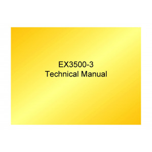 Hitachi EX3500-3 Hydraulic Excavator set of Service Manuals