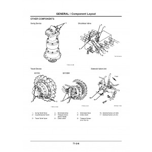 Hitachi EX100-5, EX100M-5, EX110-5 and EX110M-5 Hydraulic Excavator set of Service Manuals