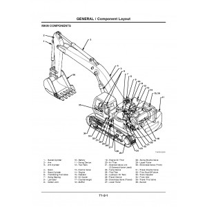 Hitachi EX550-5 and EX600H-5 Crawler Excavator set of Service Manuals