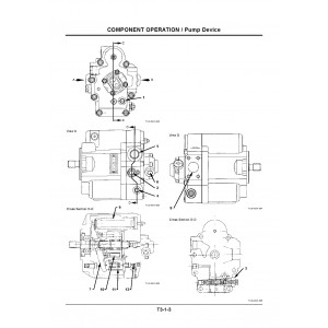 Hitachi Zaxis 40U and Zaxis 50U Compact Excavator set of Service Manuals