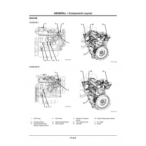 Hitachi Zaxis 60USB-3 Compact Excavator set of Service Manuals