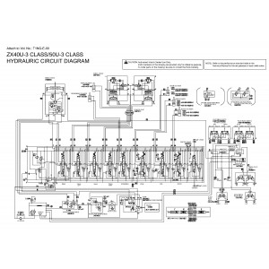 Hitachi Zaxis 40U-3, Zaxis 40U-3F, Zaxis 50U-3 and Zaxis 50U-3F Compact Excavator set of Service Manuals