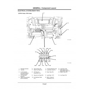 Hitachi Zaxis 135US-3, Zaxis 135USK-3 and Zaxis 135USL-3 Crawler Excavator set of Service Manuals