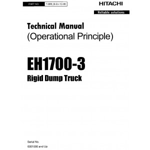 Hitachi EH1700-3 Rigid Dump Truck set of Service Manuals