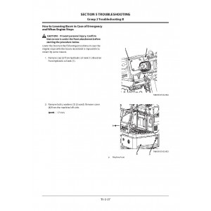 Hitachi Zaxis 19U-5A Compact Excavator set of Service Manuals