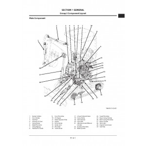 Hitachi Zaxis 19U-5A Compact Excavator set of Service Manuals