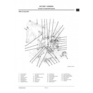 Hitachi Zaxis 20U-5A Compact Excavator set of Service Manuals