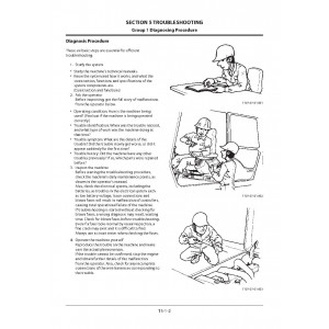 Hitachi Zaxis 20U-5B Compact Excavator set of Service Manuals