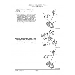 Hitachi Zaxis 33U-5A Compact Excavator set of Service Manuals