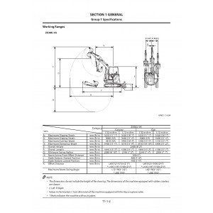 Hitachi Zaxis 38U-5A Compact Excavator set of Service Manuals