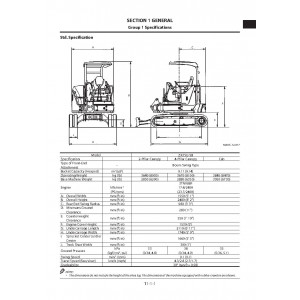 Hitachi Zaxis 35U-5B Compact Excavator set of Service Manuals