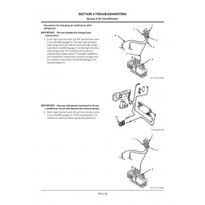 Hitachi Zaxis 55U-5B Compact Excavator set of Service Manuals