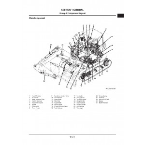 Hitachi Zaxis 68USR-5A Compact Excavator set of Service Manuals