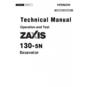 Hitachi Zaxis 130-5N  set of Service Manuals