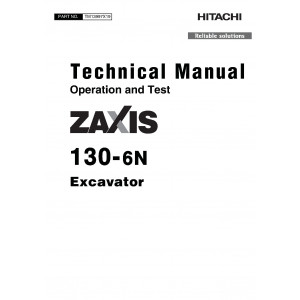 Hitachi Zaxis 130-6N  set of Service Manuals