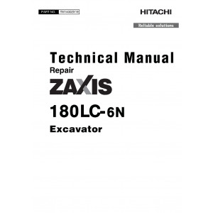 Hitachi Zaxis 180LC-6N Crawler Excavator set of Service Manuals