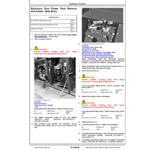 Hitachi Zaxis 370F-FE-6N and Zaxis 370FLC-FE-6N Forestry Excavator set of Service Manuals