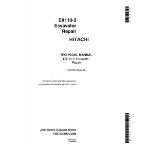 Hitachi EX100-5, EX100M-5, EX110-5 and EX110M-5 Hydraulic Excavator set of Service Manuals