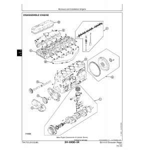 Hitachi EX100-5, EX100M-5, EX110-5 and EX110M-5 Hydraulic Excavator set of Service Manuals