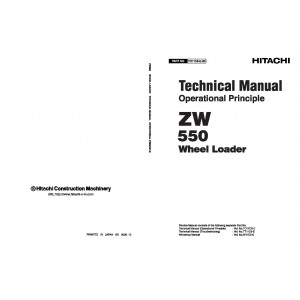 Hitachi Zaxis ZW550 Wheel Loader set of Service Manuals