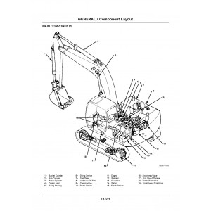 Hitachi EX120-5 Crawler Excavator set of Service Manuals