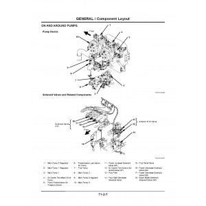 Hitachi EX1200-5 Hydraulic Excavator set of Service Manuals