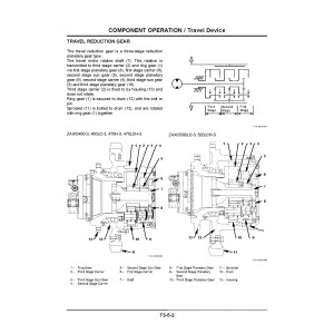 Hitachi Zaxis 450-3, Zaxis 450LC-3, Zaxis 470H-3, Zaxis 470LCH-3, Zaxis 500LC-3 and Zaxis 520LCH-3 Crawler Excavator set of Service Manuals