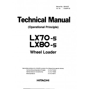 Hitachi LX70-5 and LX80-5 Wheel Loader set of Service Manuals