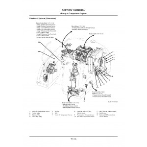 Hitachi Zaxis 145W-3 Wheel Excavator set of Service Manuals