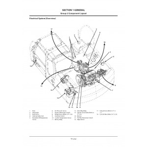 Hitachi Zaxis 130-5G and Zaxis 130K-5G Crawler Excavator set of Service Manuals