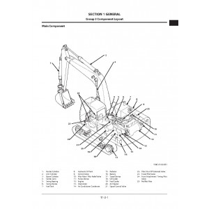 Hitachi Zaxis 180LC-5B and Zaxis 180LCN-5B Crawler Excavator set of Service Manuals