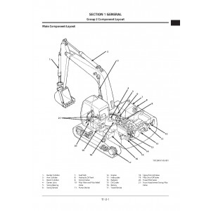 Hitachi Zaxis 210LCN-G Crawler Excavator set of Service Manuals