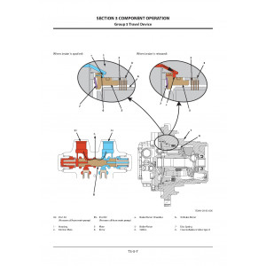 Hitachi Zaxis 250LC-5B and Zaxis 250LCN-5B Crawler Excavator set of Service Manuals