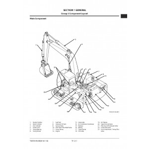 Hitachi Zaxis 240-5G, Zaxis 240LC-5G, Zaxis 250H-5G and Zaxis 250LCH-5G Crawler Excavator set of Service Manuals